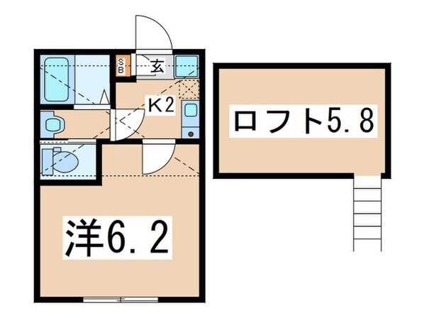 ラフィーナー菊名　Ａの物件間取画像